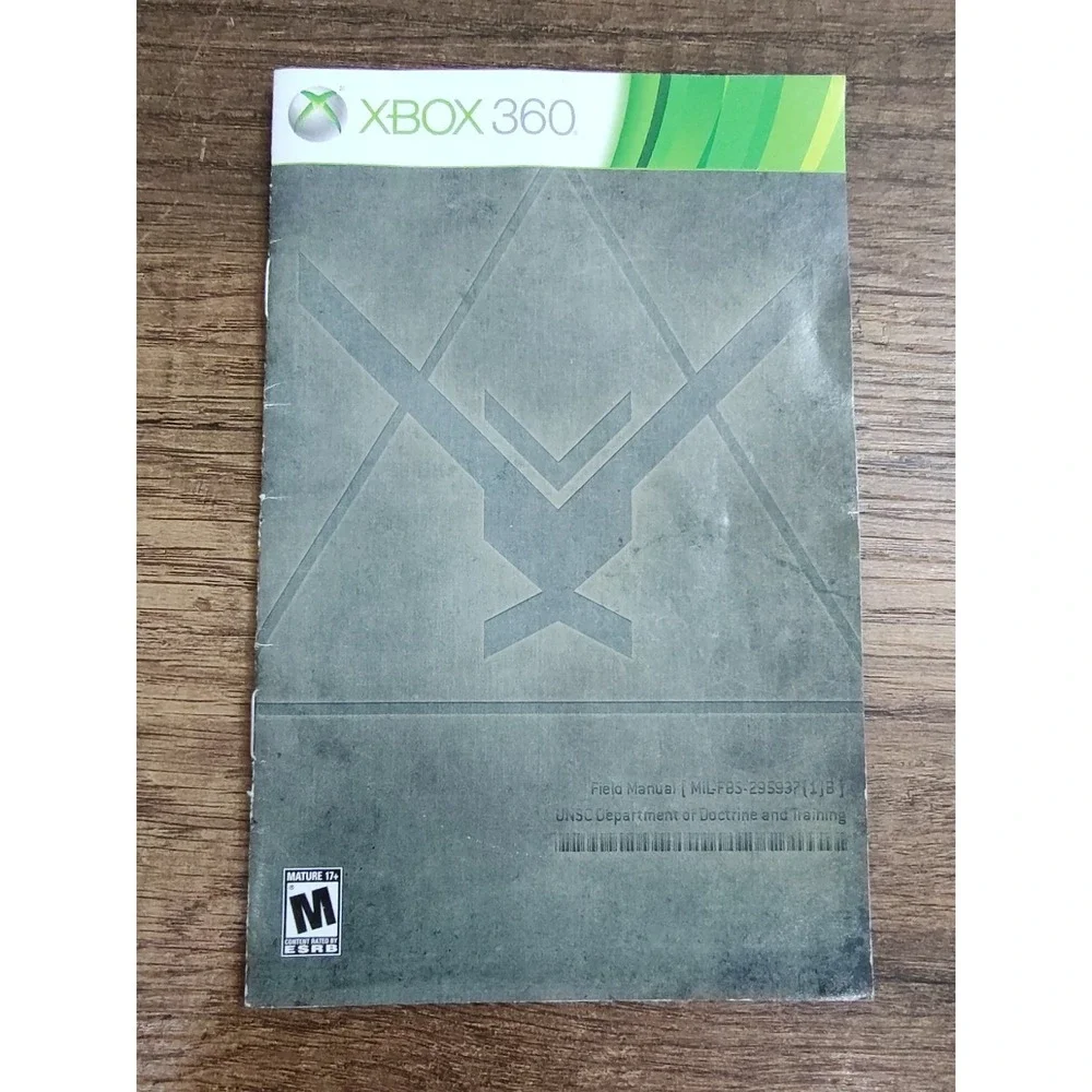 Halo Reach XBOX 360 Instruction Manual Only
